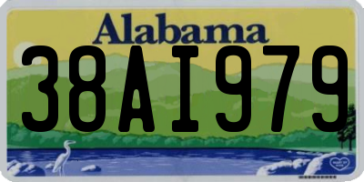 AL license plate 38AI979