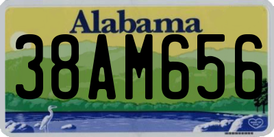 AL license plate 38AM656