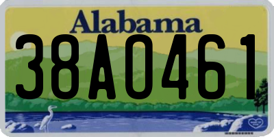 AL license plate 38AO461