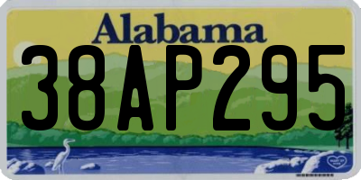 AL license plate 38AP295