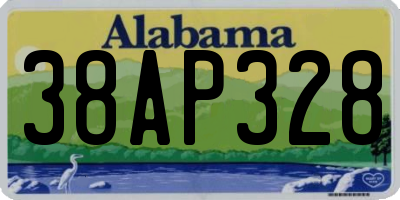 AL license plate 38AP328