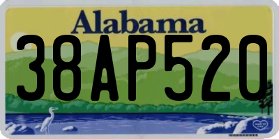 AL license plate 38AP520