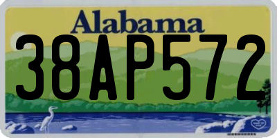 AL license plate 38AP572