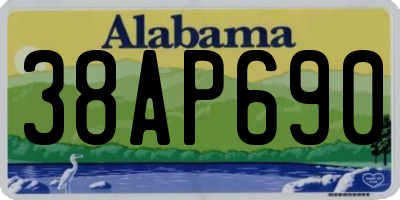 AL license plate 38AP690