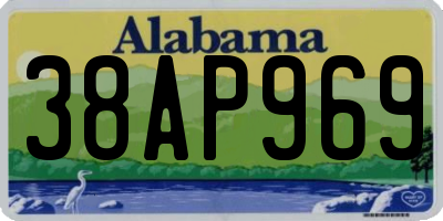 AL license plate 38AP969