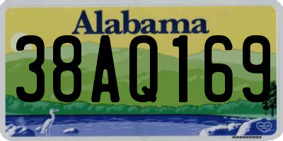 AL license plate 38AQ169