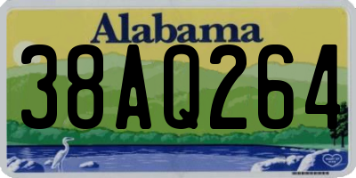 AL license plate 38AQ264
