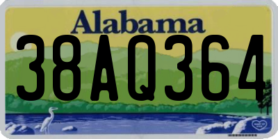 AL license plate 38AQ364