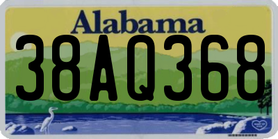AL license plate 38AQ368