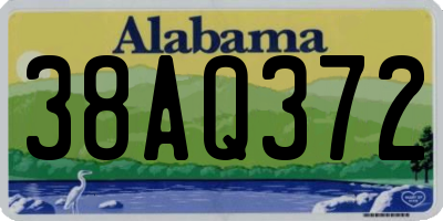 AL license plate 38AQ372