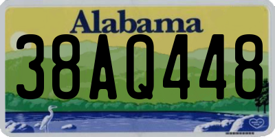 AL license plate 38AQ448