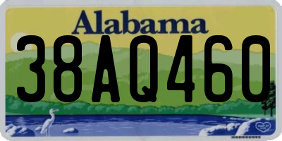 AL license plate 38AQ460