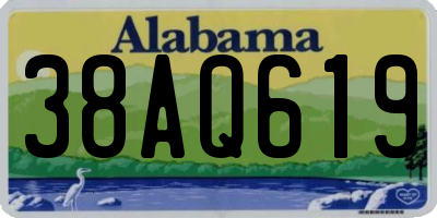 AL license plate 38AQ619