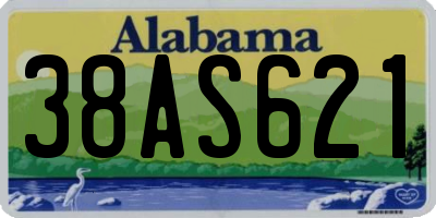 AL license plate 38AS621