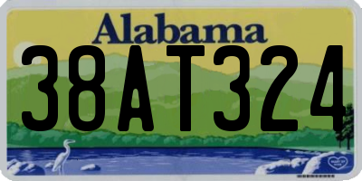 AL license plate 38AT324