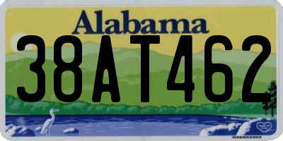 AL license plate 38AT462