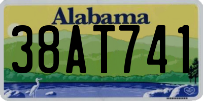 AL license plate 38AT741