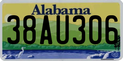 AL license plate 38AU306