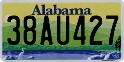 AL license plate 38AU427