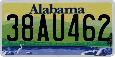 AL license plate 38AU462