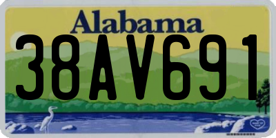 AL license plate 38AV691