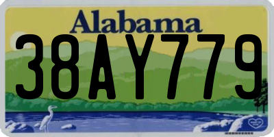 AL license plate 38AY779