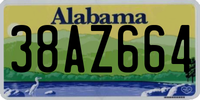 AL license plate 38AZ664