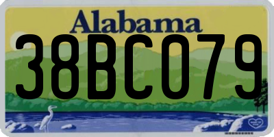 AL license plate 38BC079
