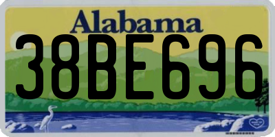 AL license plate 38BE696