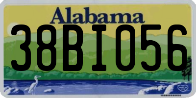 AL license plate 38BI056