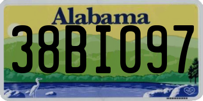 AL license plate 38BI097