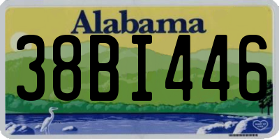 AL license plate 38BI446