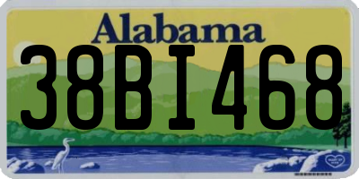 AL license plate 38BI468