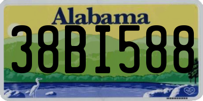 AL license plate 38BI588