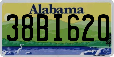 AL license plate 38BI620