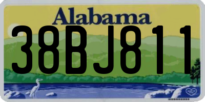 AL license plate 38BJ811