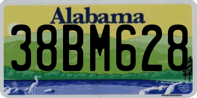 AL license plate 38BM628