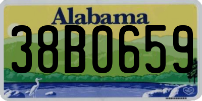 AL license plate 38BO659