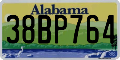 AL license plate 38BP764