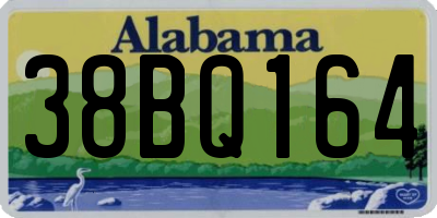 AL license plate 38BQ164