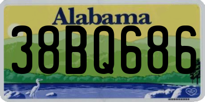 AL license plate 38BQ686
