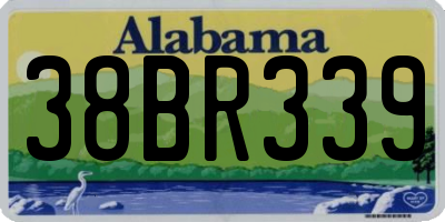 AL license plate 38BR339