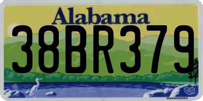 AL license plate 38BR379