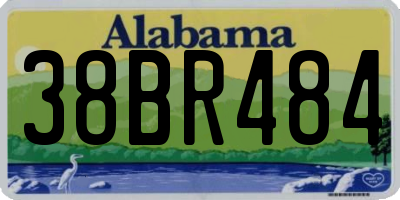 AL license plate 38BR484
