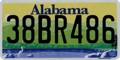 AL license plate 38BR486