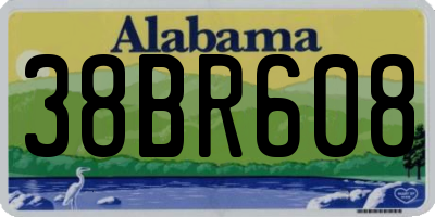 AL license plate 38BR608