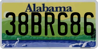 AL license plate 38BR686