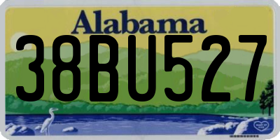 AL license plate 38BU527