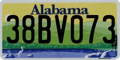 AL license plate 38BV073