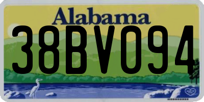 AL license plate 38BV094